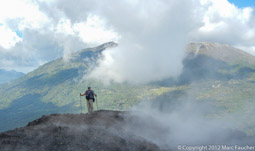 Marc on the rim of Izalco Volcano
