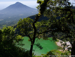View of Laguna de Alegria and Volcan Usulutan from Volcan Tecapa