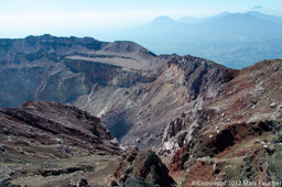 Looking across the crater of San Miguel (Chaparrastique) Volcano