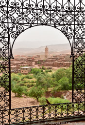 View from the Kasbah in Telouat