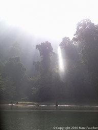 Morning Mist over Cheow Lan Lake