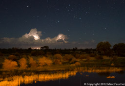 Night lightning, Makgadikgadi Pans, Botswana