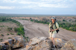 Peggy at Eagle Rock, Tuli Block, Botswana