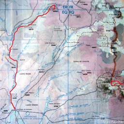 Trek route