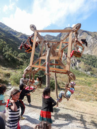 Wooden ferris wheel at the Festival
Day 2 of the Dhaulagiri Trek
Muri, Nepal