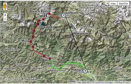 Dhaulagiri Circuit Map