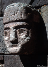 Tiwanaku rock face