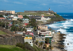 View to Fort San Felipe del Morro, San Juan