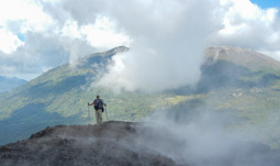 Marc on the rim of Izalco Volcano