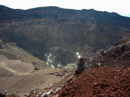 Looking down into the crater of San Miguel (Chaparrastique) Volcano
