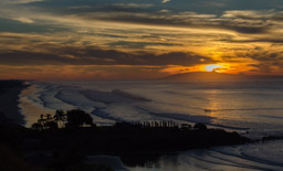 Sunrise at Playa Las Flores, El Cuco
