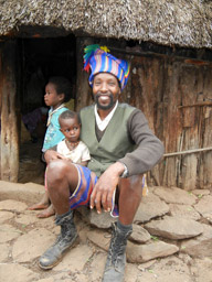 Chief Kalla Gezahegn & his children
Chief Kalla Gezahegn's compound
Konso, Ethiopia
