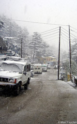 Snow in Gangotri!