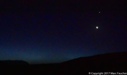 Pre-dawn Moon and Venus