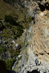 Descent into Tarap Gorge