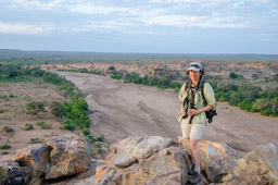 Peggy at Eagle Rock, Tuli Block, Botswana