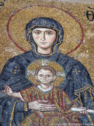 Virgin Mary & Child Mosaic, Hagia Sophia
