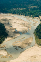 Flying over the Luangwa River